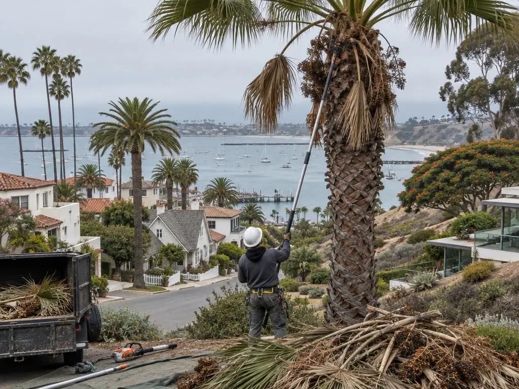 Palm Tree Trimming in Newport Beach, CA